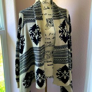 Open front cardigan